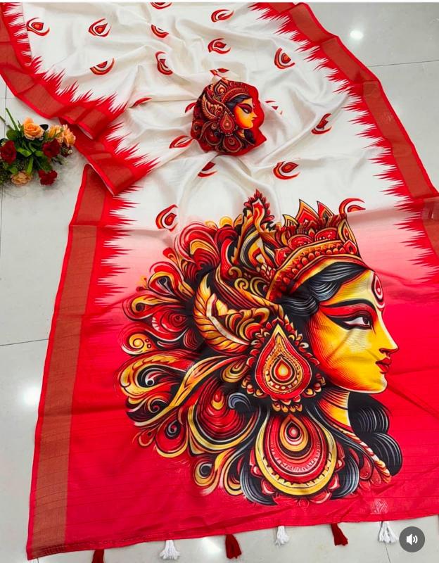 Svara beautiful print saree clothing wholesale market gujarat india online